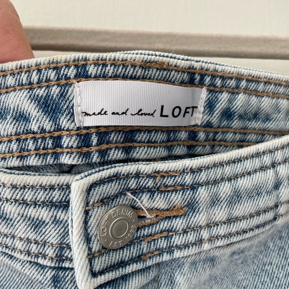 LOFT High Rise Barrel Jeans - Picture 2 of 6